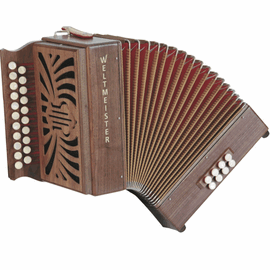 Гармоника WELTMEISTER 516 21/8/II WOOD, фото 